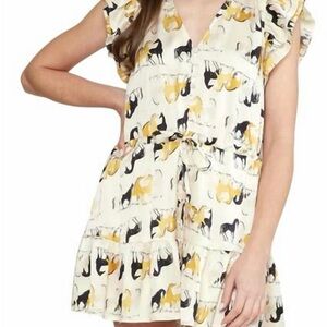 Entro Women's Mini Dress with Horse Print